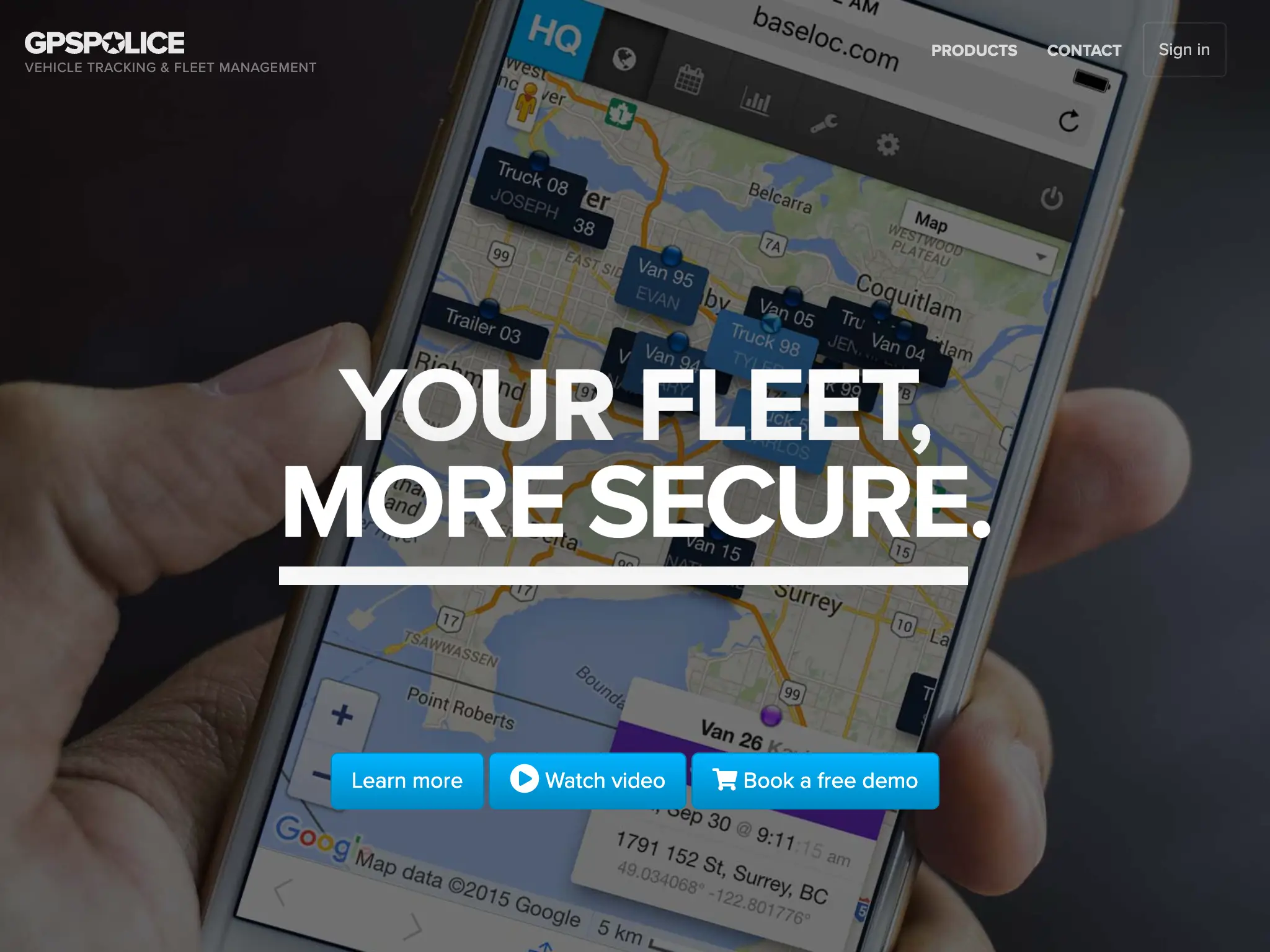 GPS Police screenshot